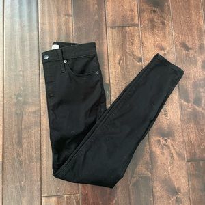 Madewell black skinny jeans